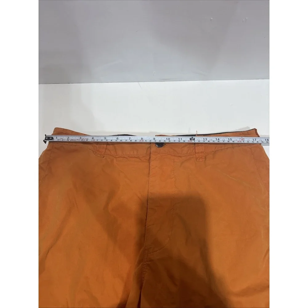 VTG Polo Ralph Lauren RL67 Military Cargo Shorts Orange Utility Safari Mens